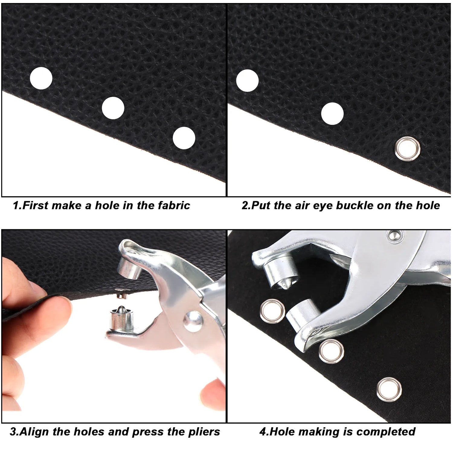Grommet Setting Tool with 25 PCS Gold Eyelets Grommets Steel Hole Punch Setter Kit for Leather, Canvas, All Fabrics Men and Women Clothes, Shoes, Belts, Crafts Grommet Setting Tool with 25 PCS Gold Eyelets Grommets Steel Hole Punch Setter Kit for Leather, Canvas, All Fabrics Men and Women Clothes, Shoes, Belts, Crafts